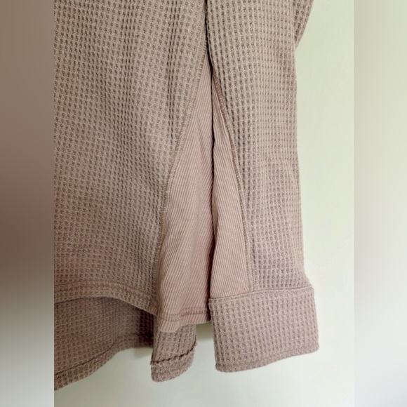 By Together Mauve Waffle Knit Shacket - Picture 5 of 7
